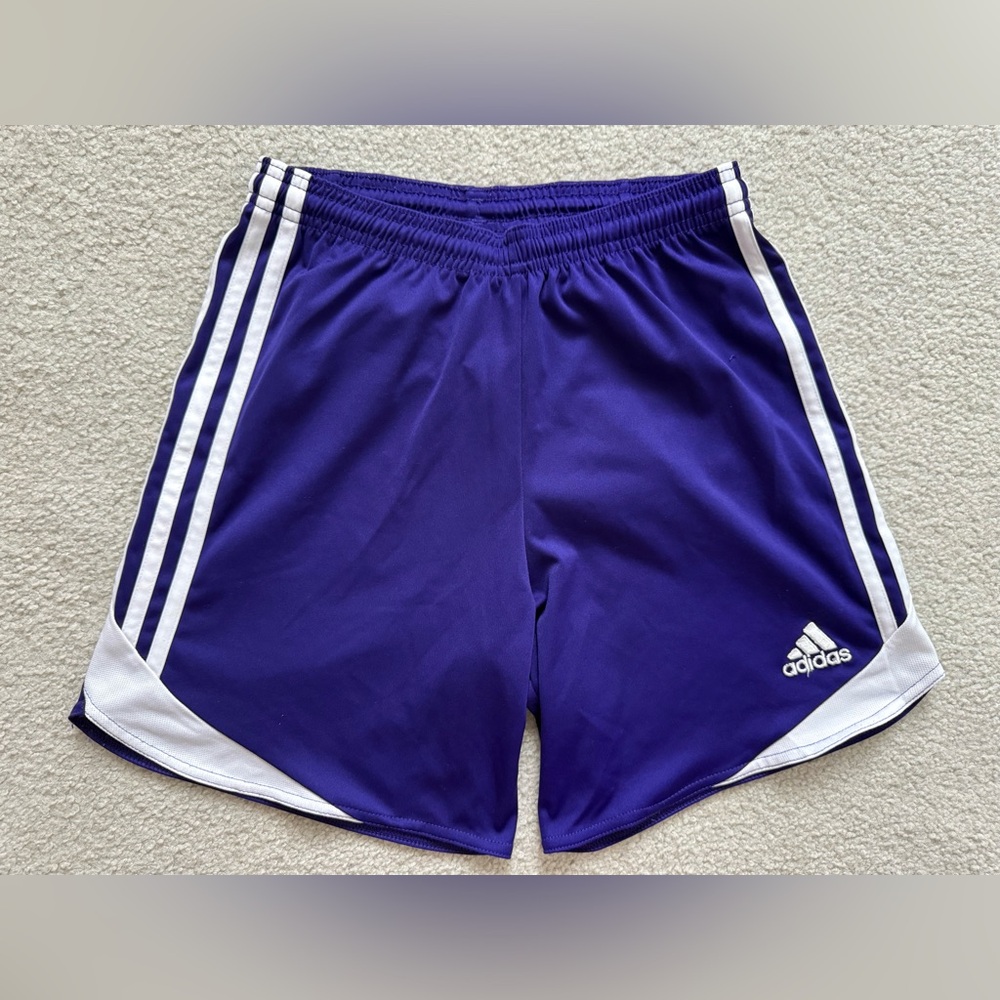 Adidas Climacool Purple, grey, and Black Shorts athletic 3 pairs XS drawstring - Picture 2 of 9
